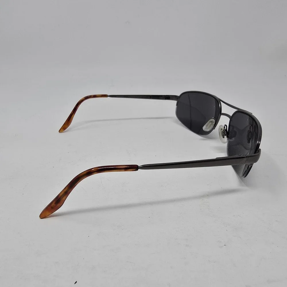 Foster Grant Hunter‎ KM0403 Aviator Gunmetal Brown Sunglasses